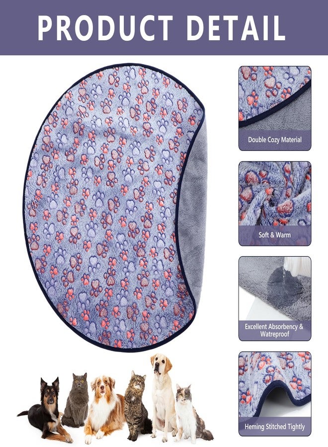 Clysee 4 Pack Washable Whelping Pad Whelping Supplies Absorbent Reusable Puppy Training Pads Reusable Dog Mat for Floor Non Slip Washable Pee Mat for Dogs(Fresh Color,32 Inch) - Image 3